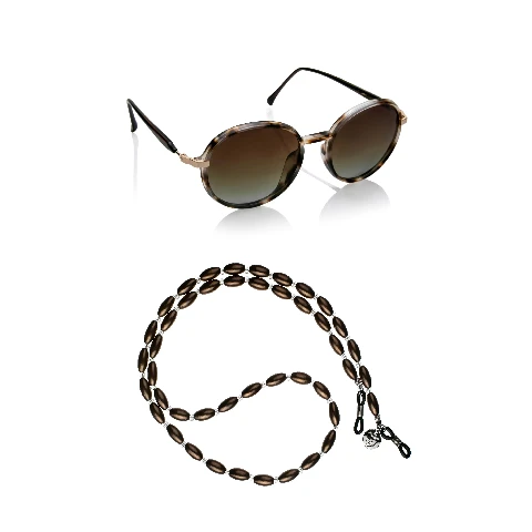 Unisex Gift Set saulesbrilles SO NICE BROWN LA06-03