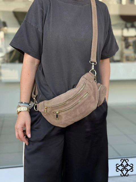 Zamšādas crossbody soma 80388