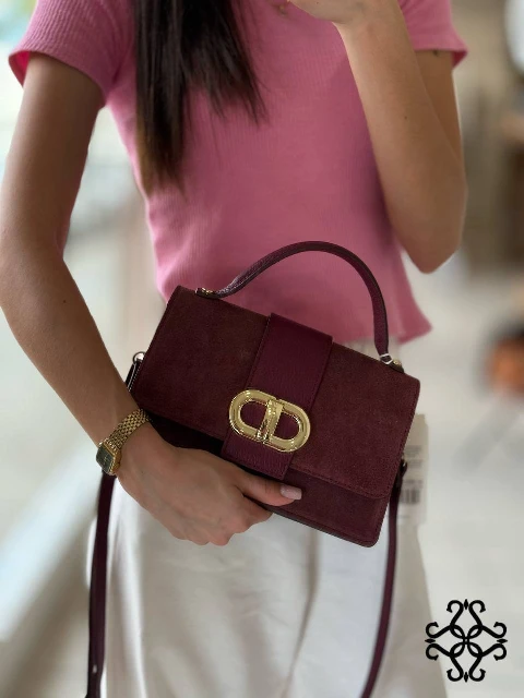 Zamšādas crossbody soma 80361