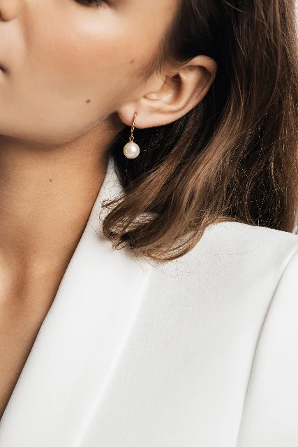 Auskari Bella Pearl Gold