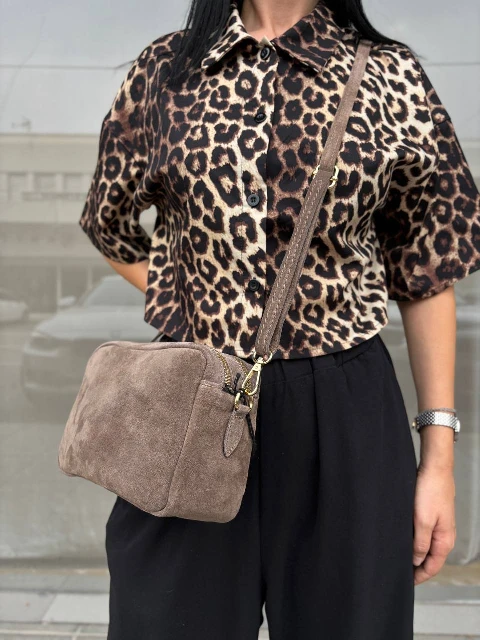 Zamšādas crossbody soma 95589