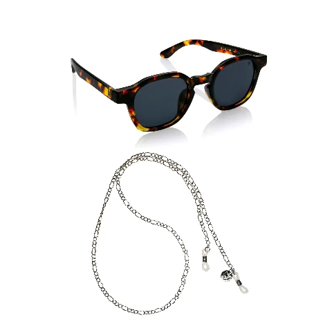 Unisex Gift Set saulesbrilles BELIEVER RED TORTOISE LA04-02